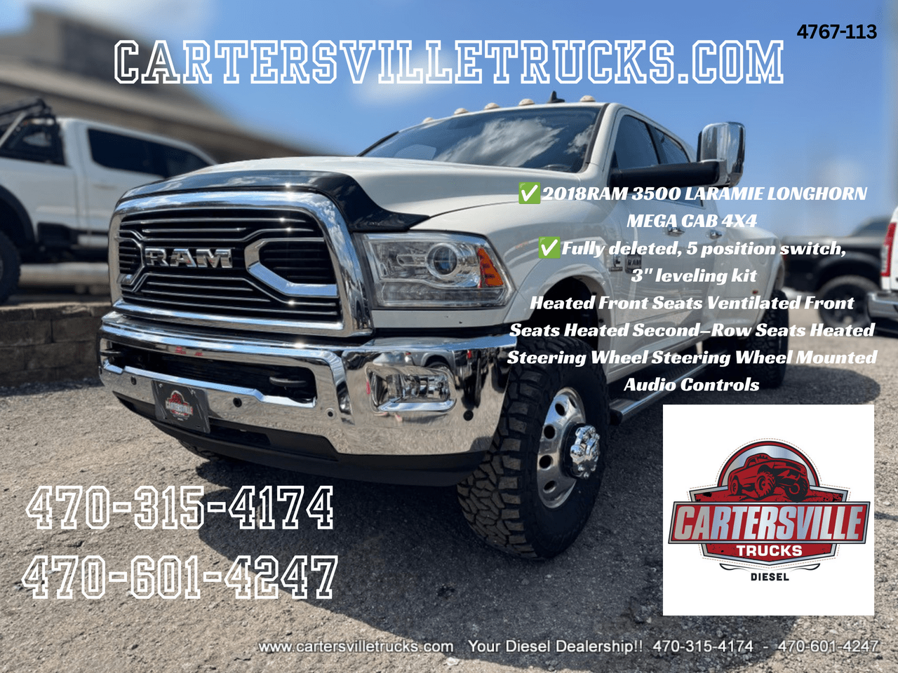 2018 Ram 3500 Laramie Longhorn